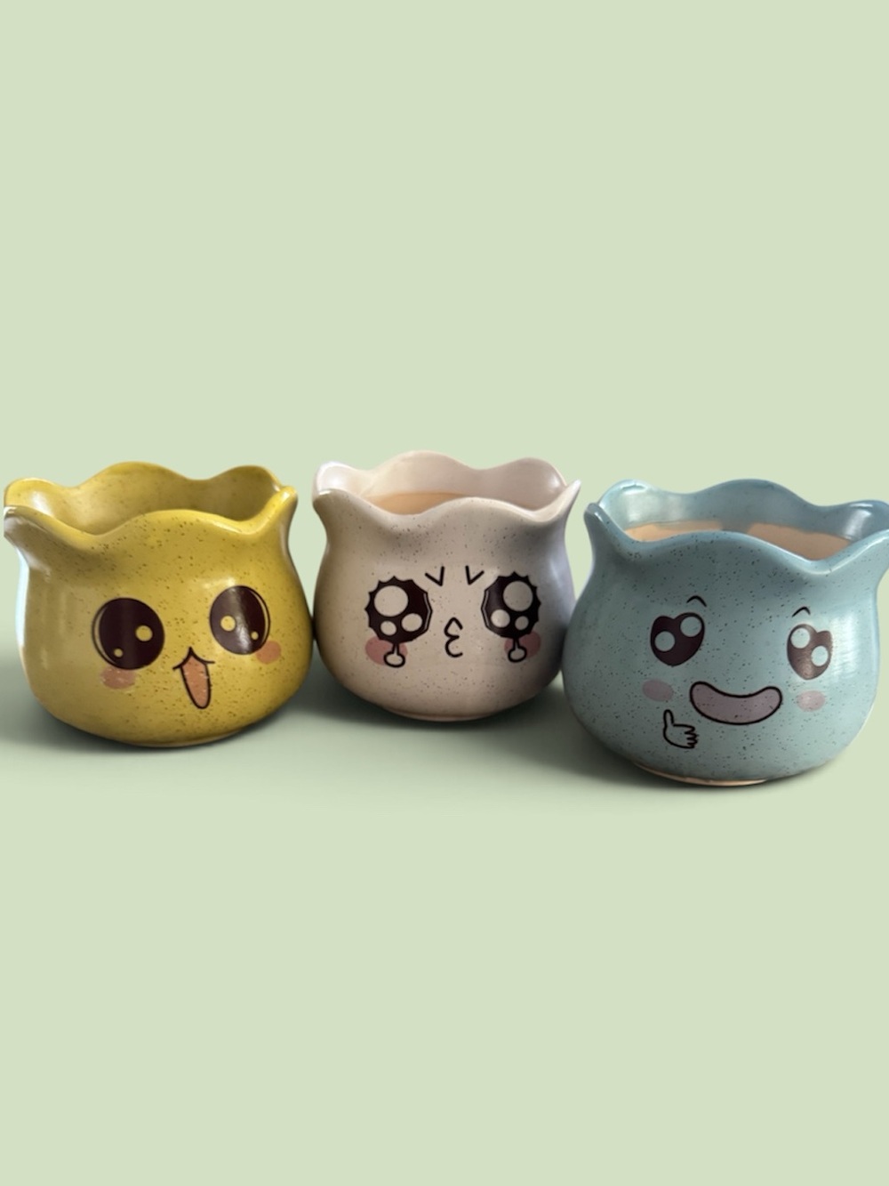 Cartoon Planters - Set of 3